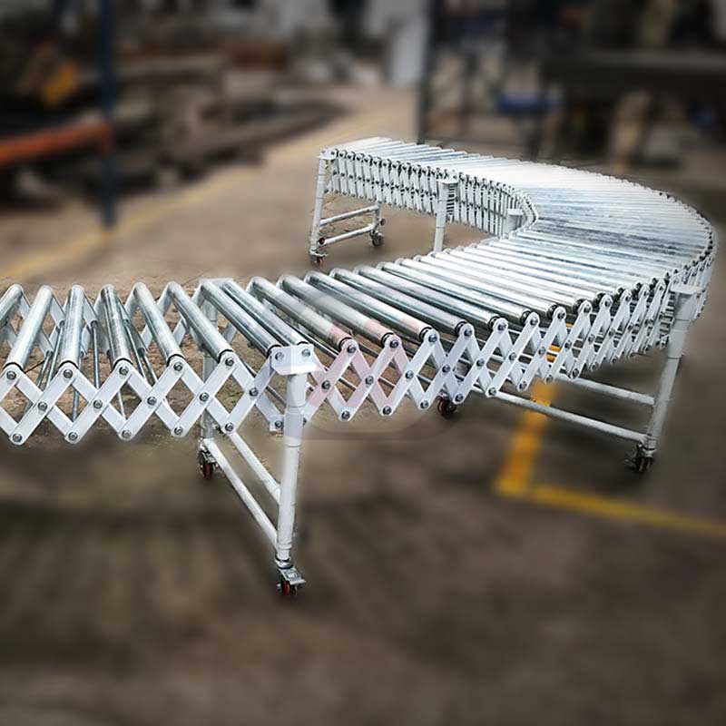 Flexible Gravity Roller Conveyor PT Mustika Agung Teknik Musatek